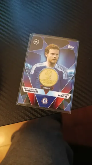 Carta Fútbol Juan Mata Chelsea UCL 2011/12