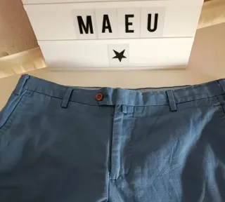 Bermudas Pedro del Hierro Azul.Talla 46
