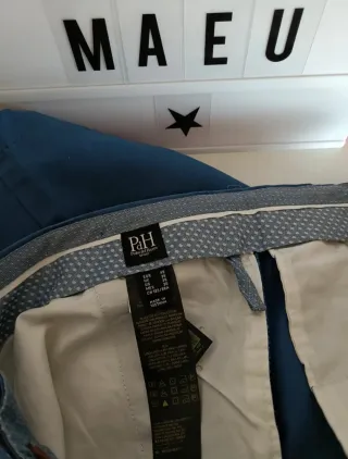 Bermudas Pedro del Hierro Azul.Talla 46