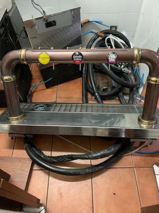 Grifo portería Estrella Galicia con doble grupo
