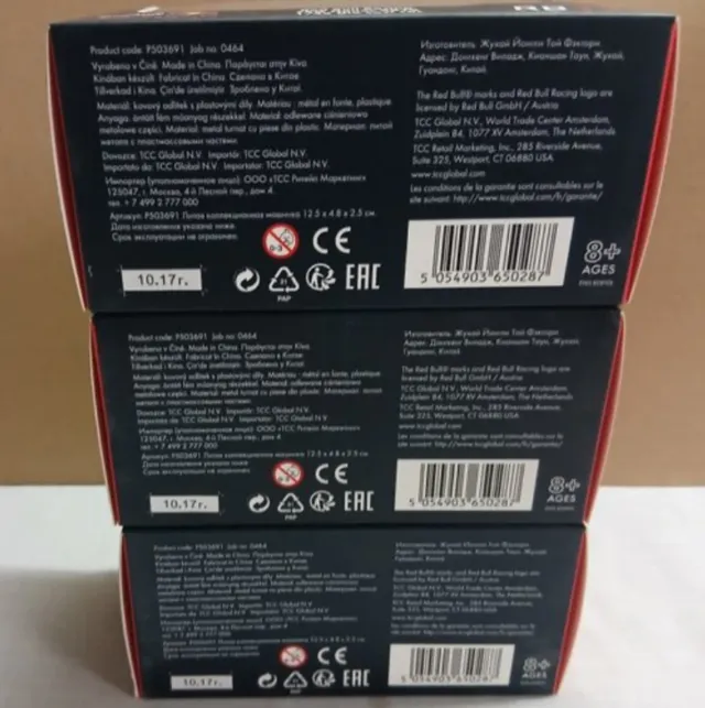 N 30 Lote de 3 Red Bull Racing RB13 1/43 Die Cast