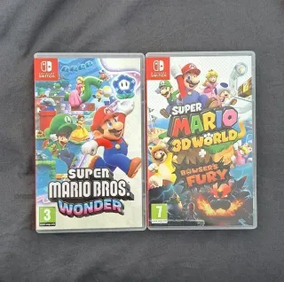 Super Mario Bros Wonder y Super Mario 3d World