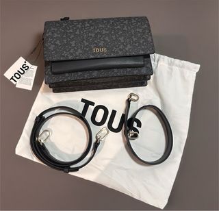 Bandolera Tous Mediana Gris Oscuro Kaos Mini