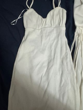 Vestido negro corto tirantes