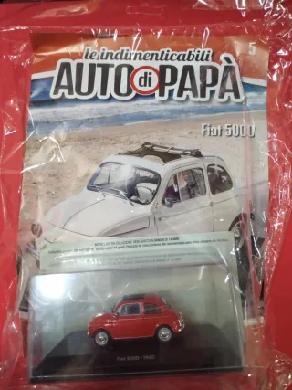 Modellino Fiat 500 Rossa Scala 1:43