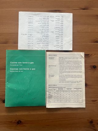 Cocina SMEG 4 fuegos  de gas y horno con grill