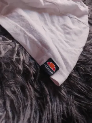 Camiseta Ellesse Logo Grande Estampado Blanca