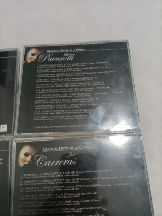 4 CDs Grandes Divos de la Ópera