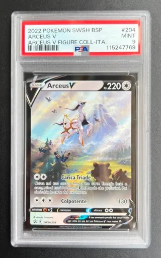 Arceus V PSA 9 - SWSH BSP 204
