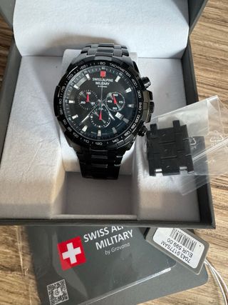 Reloj Swiss Alpine Military Negro