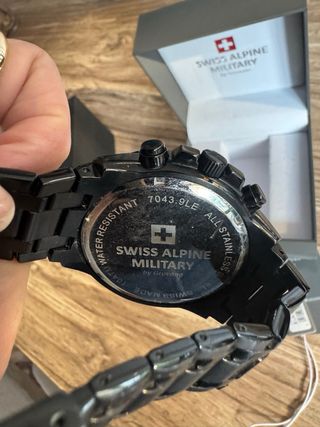 Reloj Swiss Alpine Military Negro
