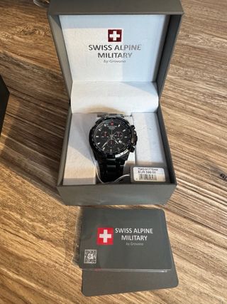 Reloj Swiss Alpine Military Negro