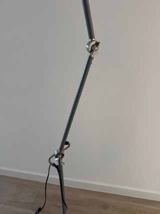 Lámpara de pie diseño Ikea gris