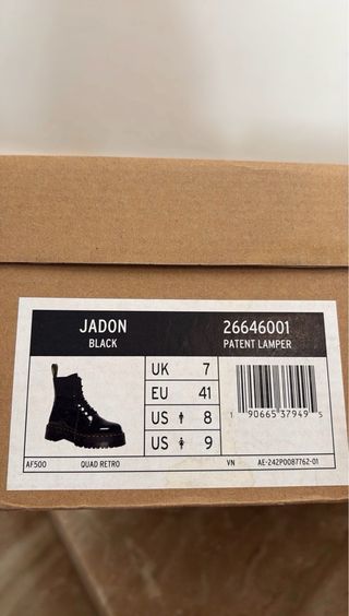 Stivali Dr. Martens Platform Neri