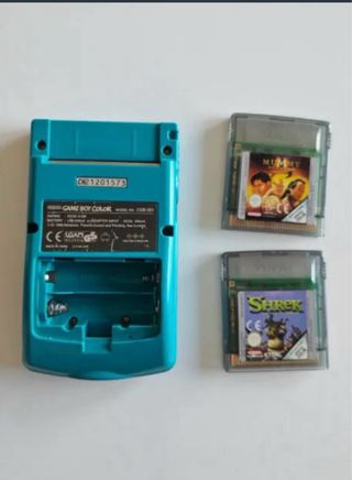 Consola Game Boy Color Azul + 2 Juegos