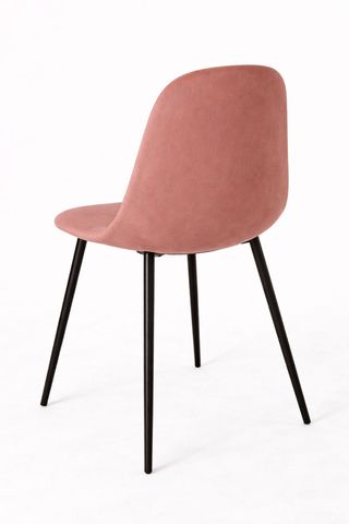 Silla Terciopelo Rosa Camberry