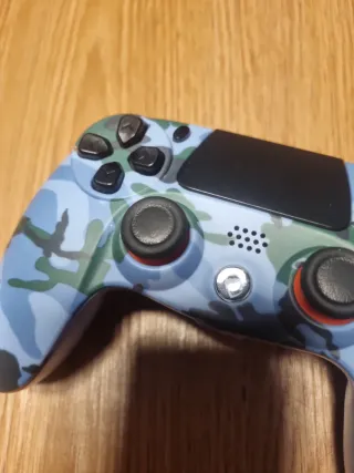 Mando PS4 Camuflaje Azul