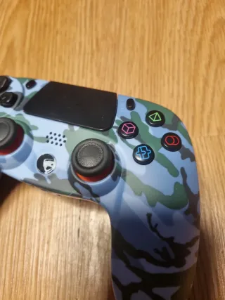 Mando PS4 Camuflaje Azul
