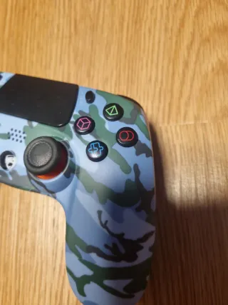 Mando PS4 Camuflaje Azul