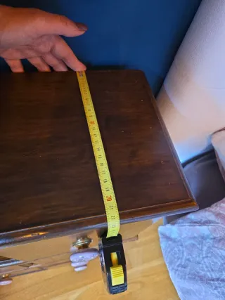 Cajonera mesita madera maciza