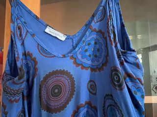 Vestido estampado talla única