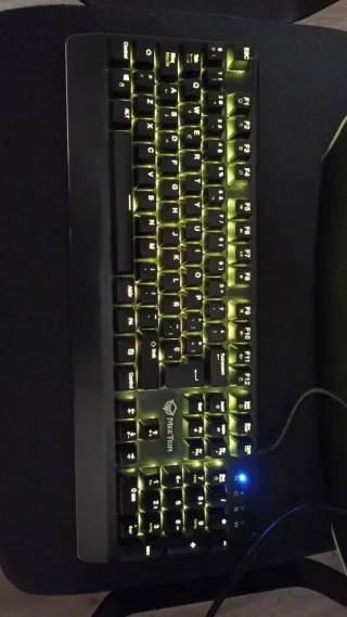 Teclado Mecánico Meetion Switch Azul