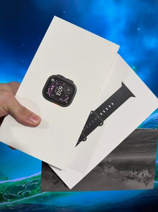 Apple Watch Ultra 3 - Black Ti Black Ocean Band