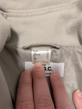 Cappotto Bonprix grigio perla