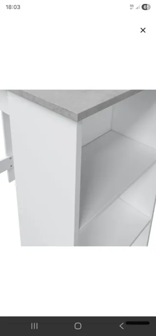 Mesa alta Tidy 50x103x105 cm