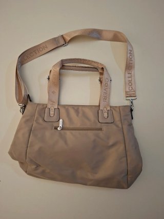 Borsa donna Coveri Collection beige capiente