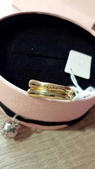 Anillo Tous Oro y Lila Talla 18