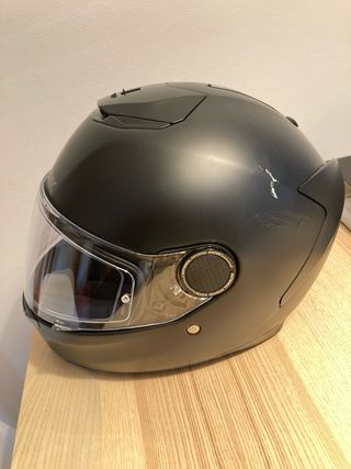 Casco SHARK Spartan 1.2 Blank Mat Black talla L