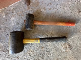 Martillos de goma y mazo
