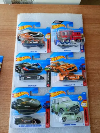 Lote 6 Hot Wheels