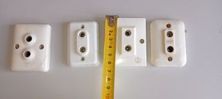 Enchufe bipolares antiguos superficie, SIMON,GILMA