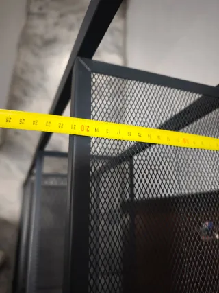 Estantería metálica 4 baldas gris oscuro