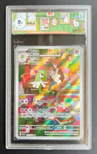 Kirlia Carta Pokémon GRADATA 9.5