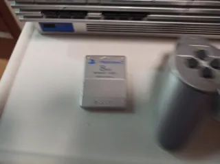 PS2 FAT Plateada + Disco Duro 1TB