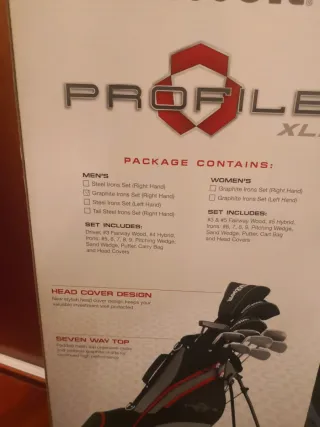 Set 11 Palos Golf sin estrenar, y Bolsa Wilson