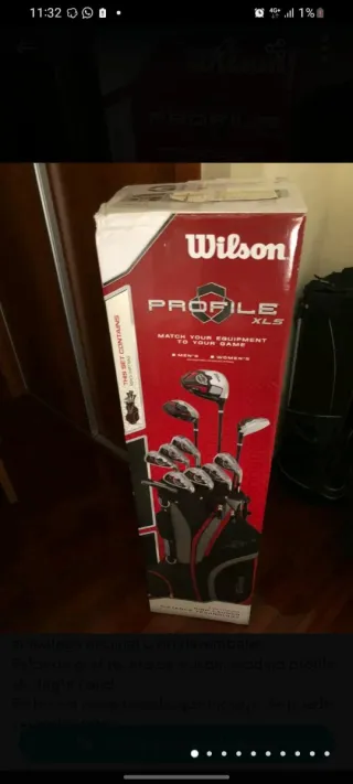 Set 11 Palos Golf sin estrenar, y Bolsa Wilson