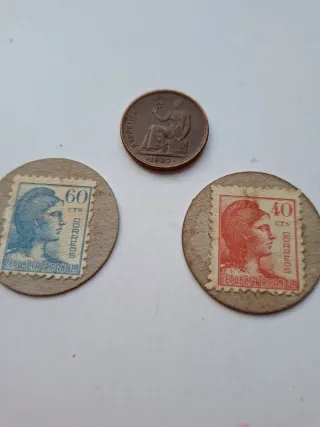 Monedas de la República Española 1937.