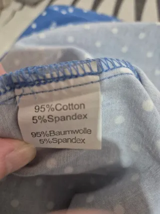 Vestido Azul Bolinhas Grace Karin