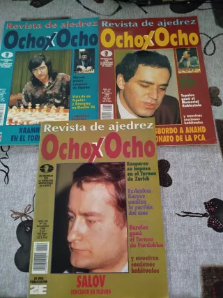 Lote 3 revistas Ocho por Ocho años 94 y 95