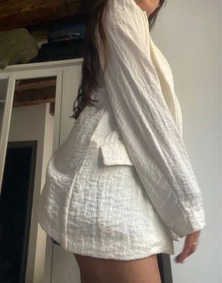 Chaqueta americana blanca Pimkie Talla S