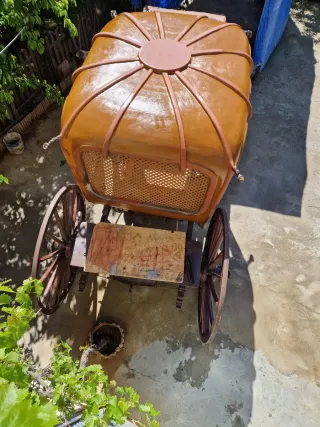 CARROZA DE MADERA Menos ruedas toda a mano !