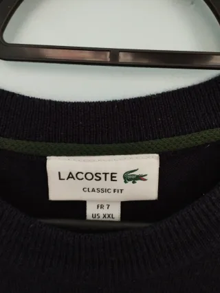 Jersey Lacoste Azul Marino Talla XXL