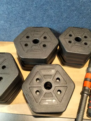 Mancuernas 30kg Barra Conexión Hexagonal SYL300B01