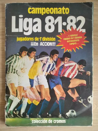 Álbum Cromos Liga 81-82 Ediciones Este