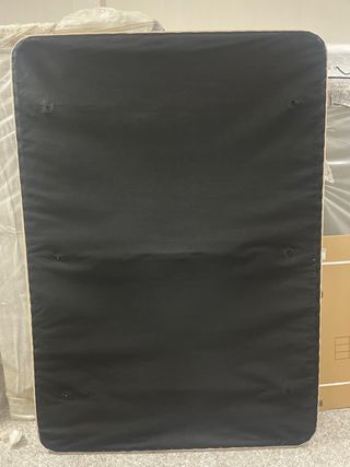 Base tapizada 135x190 cm beige