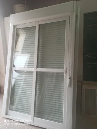 Balconera aluminio corredera, cristal climalit!!